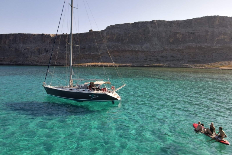 Rhodes Town: Private Sailing Cruise with Swim Stops & MealPrivate Sailing Boat Cruise with Swim Stops and Meal