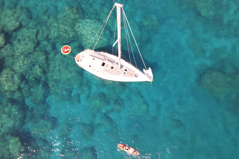 Rhodes Town: Private Sailing Cruise with Swim Stops & MealPrivate Sailing Boat Cruise with Swim Stops and Meal