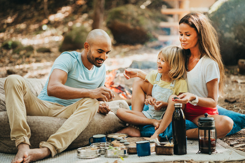 Natuurreservaat Bel Ombre: picknicklunch bij Frederica-watervallen