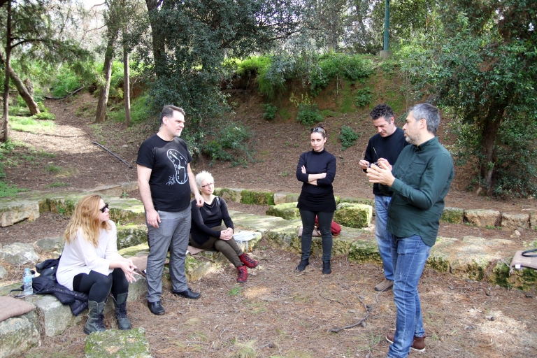 Athene: filosofie-ervaring in Plato's Academy ParkFilosofie Ervaringsgerichte Workshop in Plato's Academy Park