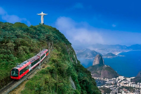 Río: billete de tren cremallera al Cristo RedentorEntrada por la tarde: 12:00 - 15:00