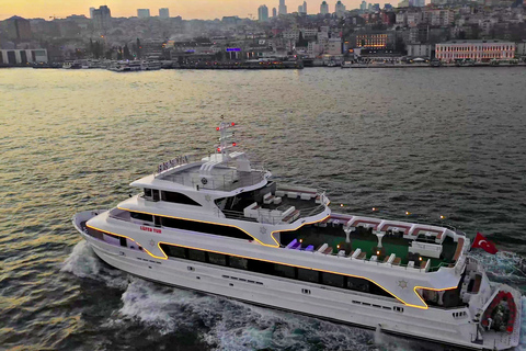 Istanbul: New Year&#039;s Eve Bosphorus Cruise with Dinner OptionVIP Dinner Menu, Alcoholic Drinks, and Hotel Transfer