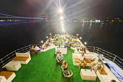 Istanbul: New Year&#039;s Eve Bosphorus Cruise with Dinner OptionVIP Dinner Menu, Alcoholic Drinks, and Hotel Transfer