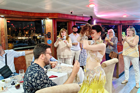 Istanbul: New Year&#039;s Eve Bosphorus Cruise with Dinner OptionVIP Dinner Menu, Alcoholic Drinks, and Hotel Transfer