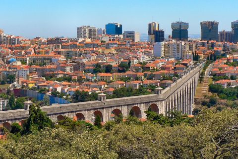 Lisbon: Cristo Rei, Belém, Aqueduct, and LxFactory Van Tour