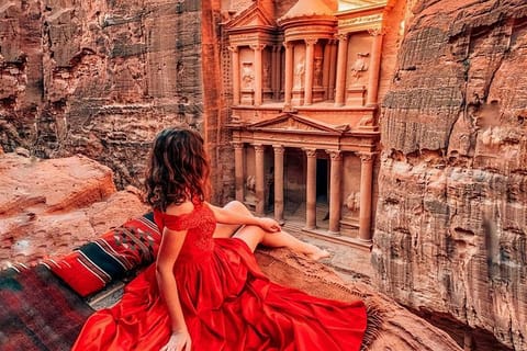 From Dahab: Day Trip to Petra by Ferry with Hotel Transfers