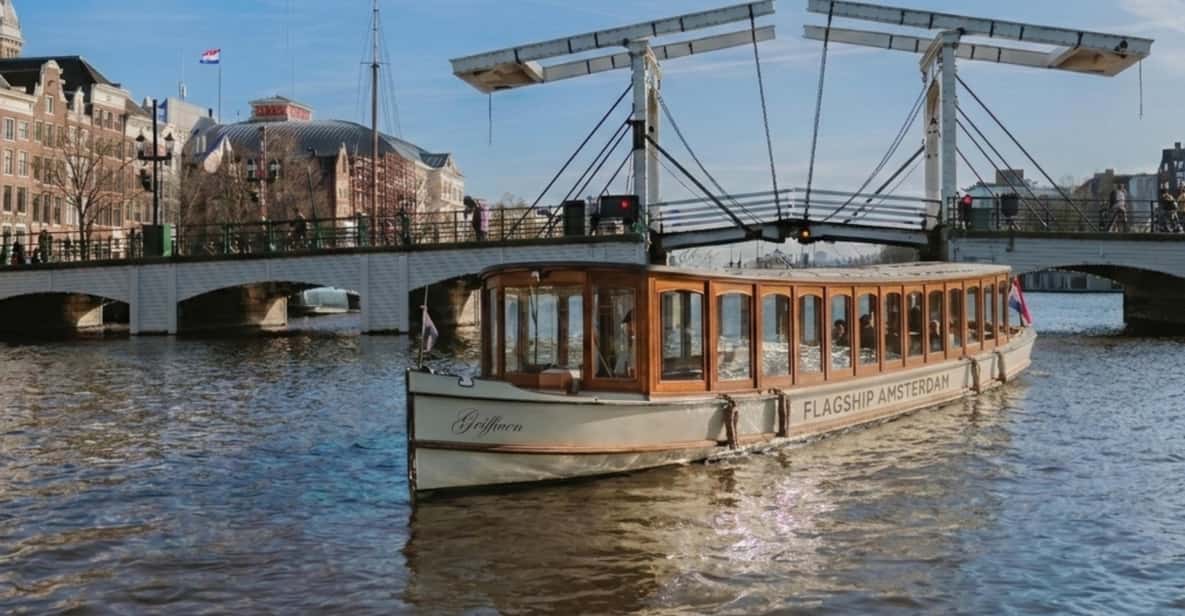 Afbeelding 1 van Amsterdam: klassieke saloonboottocht met kaas en wijn