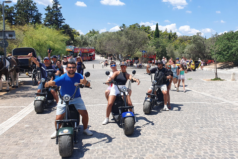 Athens: Guided E-Scooter Tour in Acropolis Area