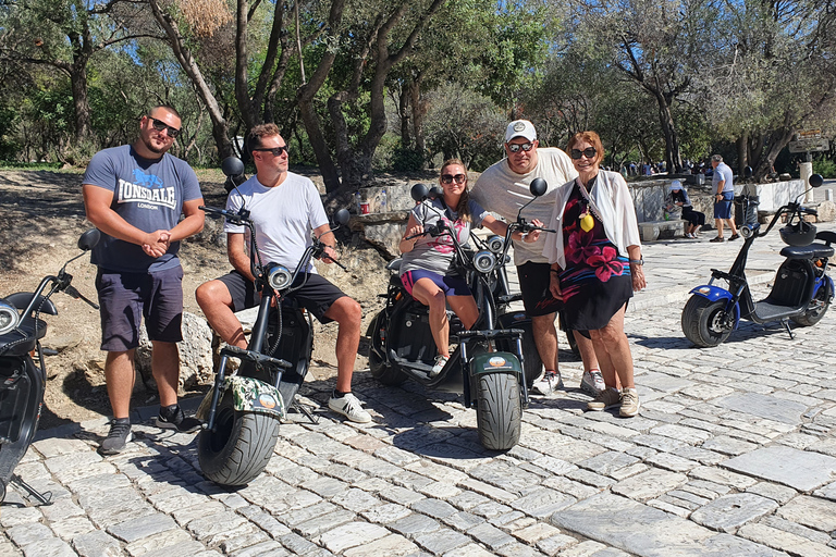 Athen: Geführte E-Scooter-Tour im Akropolis-Gebiet