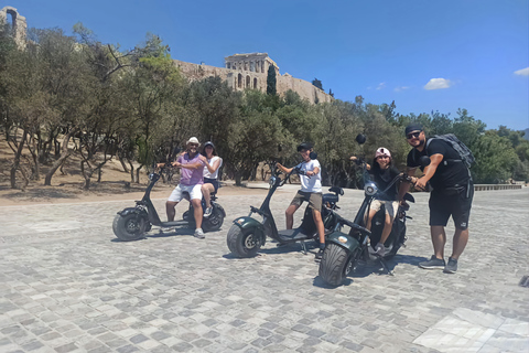 Athens: Guided E-Scooter Tour in Acropolis Area