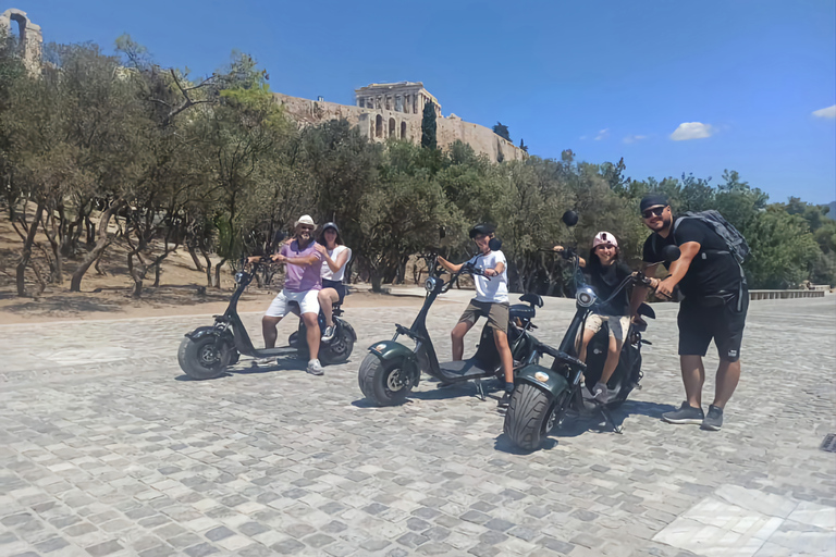 Athens: Guided E-Scooter Tour in Acropolis Area