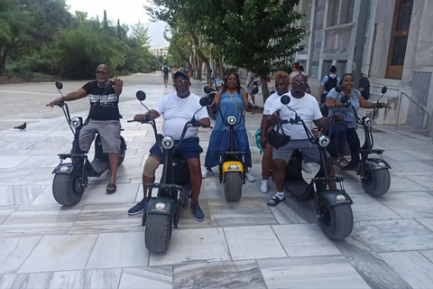 Athen: Geführte E-Scooter-Tour im Akropolis-Gebiet