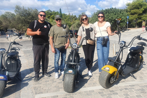 Athens: Guided E-Scooter Tour in Acropolis Area