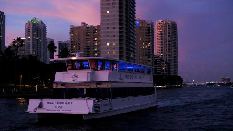 Miami: Skyline Cruise con Bar abierto