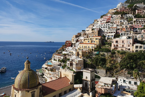 De Nápoles: Viagem de 1 dia a Positano e Amalfi de Ferry