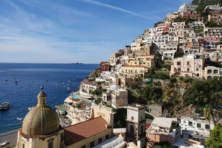 De Nápoles: Viagem de 1 dia a Positano e Amalfi de Ferry