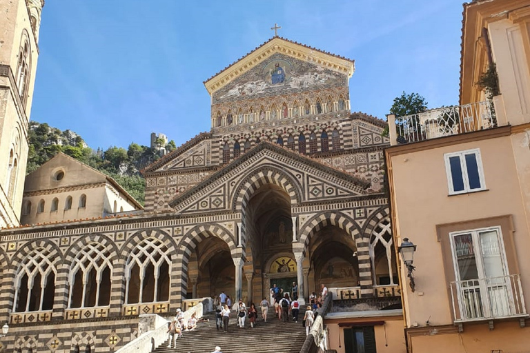 De Nápoles: Viagem de 1 dia a Positano e Amalfi de Ferry