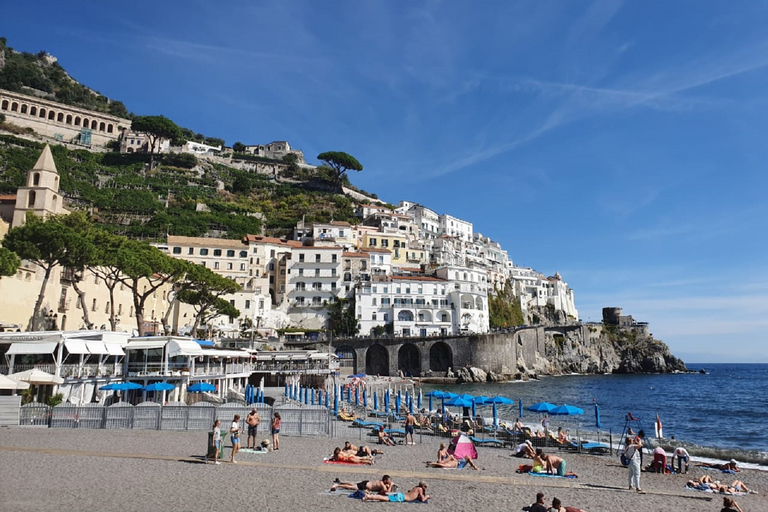 De Nápoles: Viagem de 1 dia a Positano e Amalfi de Ferry