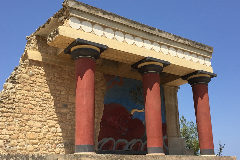 Heraklion: Kreta Paleis van Knossos, Museum & KustexcursieTour met chauffeur