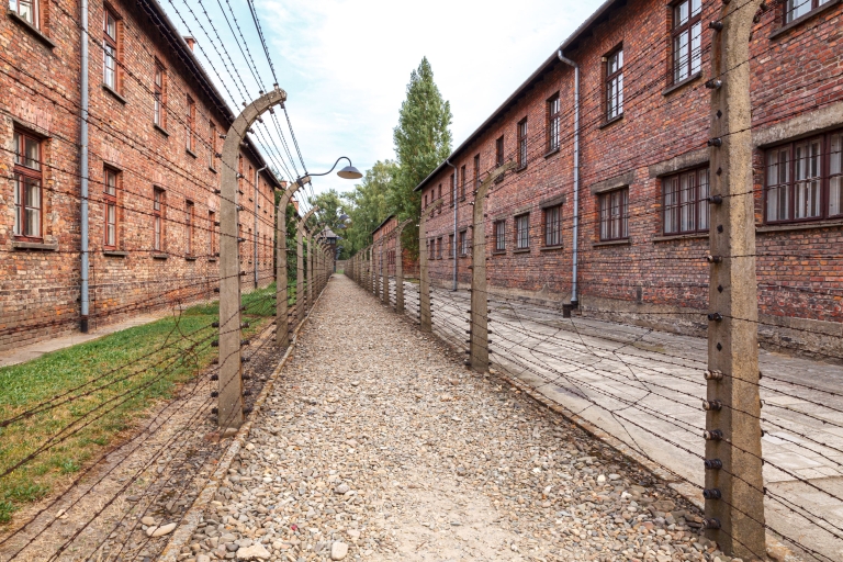 Vanuit Krakau: Auschwitz-Birkenau-tour met vervoerZelfgeleide tour met gids in jouw taal