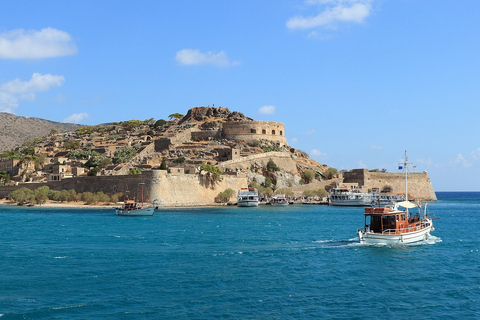 Heraklion: Palace of Minoa & Spinaloga/Elounda Village Tour Tour with driver