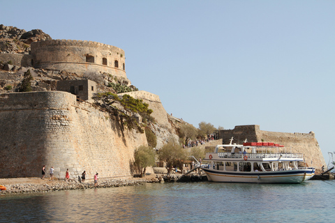 Heraklion: Palace of Minoa & Spinaloga/Elounda Village Tour Tour with driver