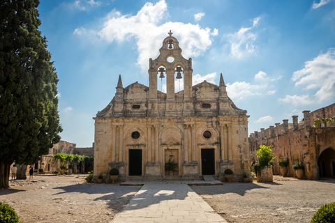 Von Heraklion aus: Tagesausflug nach Rethymno, Arkadi und zum Kourna-SeeTour mit Fahrer