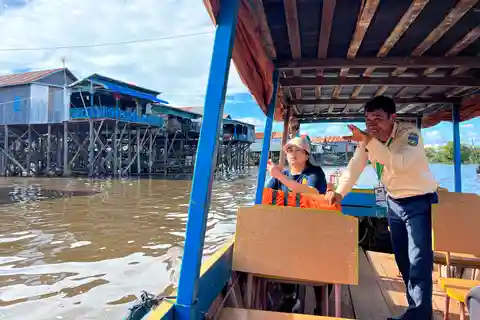 Siem Reap: Tonle Sap e Kampong Phluk Tour com comida de rua