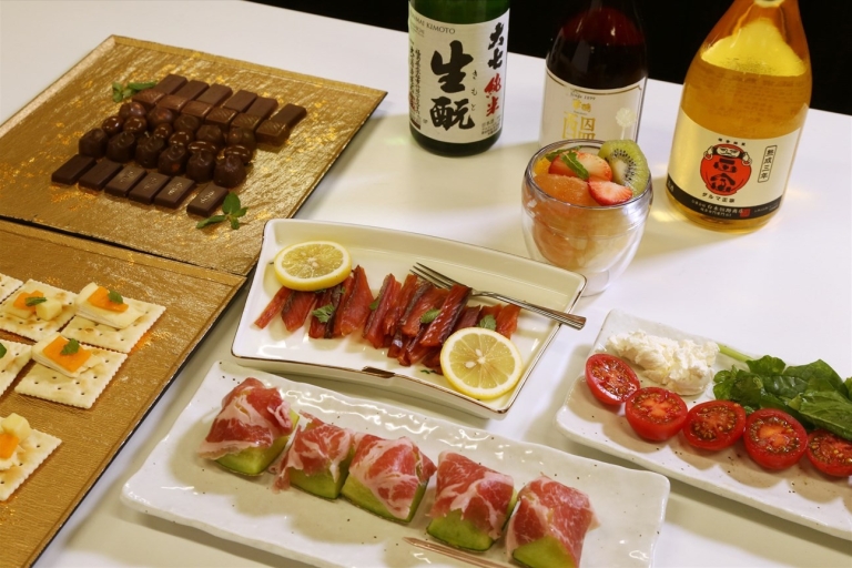 Tokyo : 7 sortes de dégustation de saké avec des accords de mets japonais