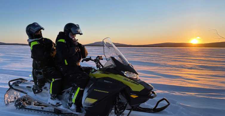 Kiruna Guided Snowmobile Tour and Swedish Fika Experience