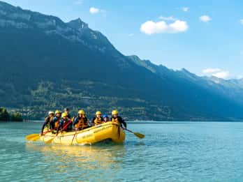 Von Interlaken aus: Familien-Rafting