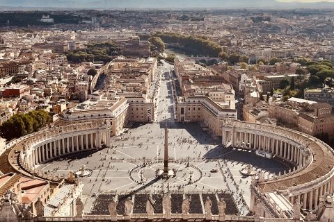 Roma: Omvisning av Peterskirken, kuppelen og kryptene
