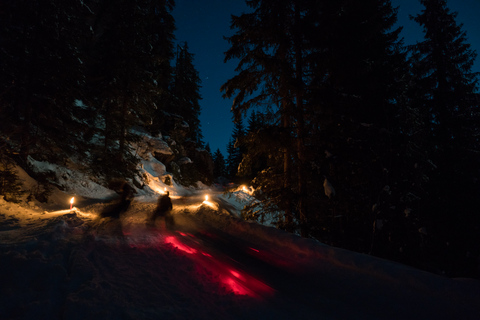 From Interlaken: Night Sledding