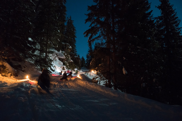 Z Interlaken: Nocna jazda na sankachZ Interlaken: Nocne sanki