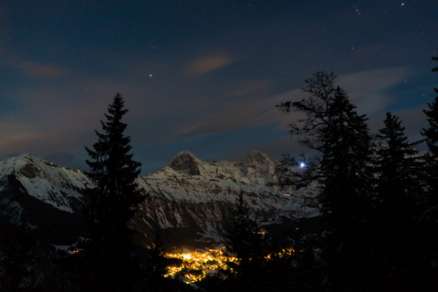 Ab Interlaken: Schlittenfahrt nach Einbruch der DunkelheitAb Interlaken: Schlittenfahrt nach EInbruch der Dunkelheit