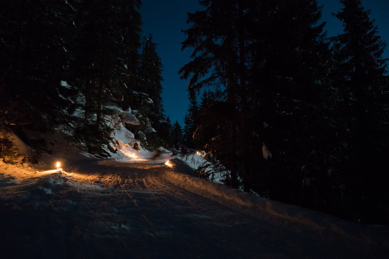 From Interlaken: Night Sledding