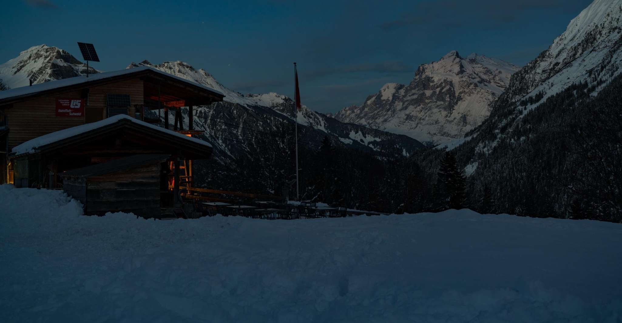 De Interlaken, trenó noturno com queijo Fondue Jantar - Hizvo