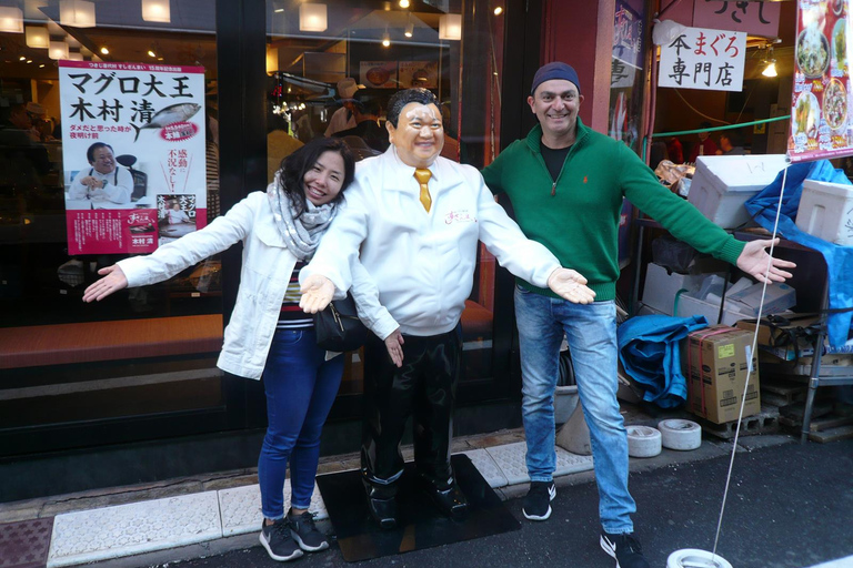 Tóquio: passeio a pé guiado pelo mercado de Tsukiji com café da manhã