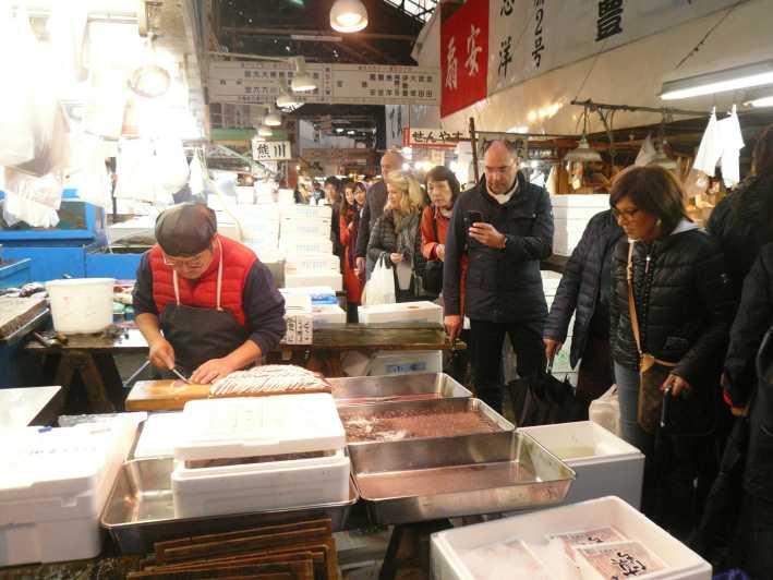 Tokio: recorrido guiado a pie por el mercado de Tsukiji con el desayuno