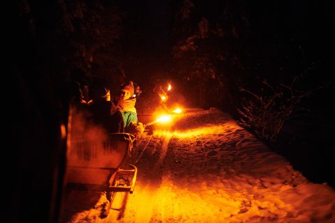 Zakopane: Sleigh Ride with Bonfire, Local Food, and Music