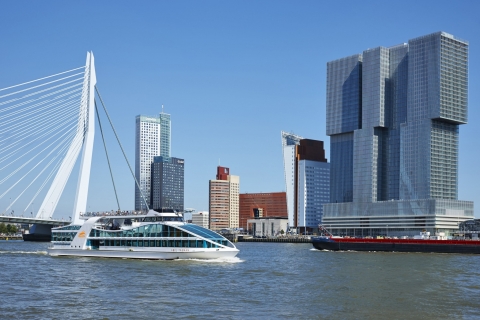 Desde Ámsterdam: Viaje guiado a Rotterdam, Delft y La HayaTour en Español y Crucero por el Canal de Ámsterdam