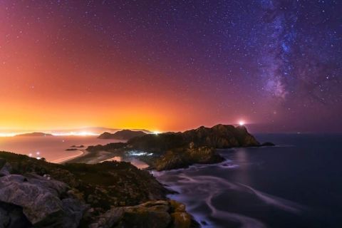 Vigo: Cíes Islands Private Sunset Sail with Stargazing