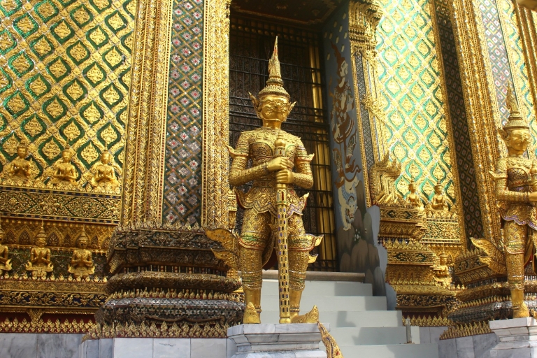 Bangkok: Buda Reclinado (Wat Pho) Audioguía AutoguiadaLos 4 Mejores de Bangkok: Paquete de audioguía de palacios y vats
