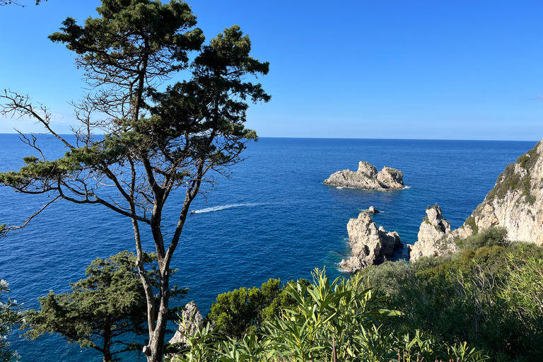 Corfú: recorrido por Palaiokastritsa, la isla de los ratones y el casco antiguoTour privado