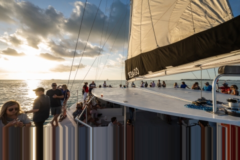 Key West: croisière de 2 heures au coucher du soleil avec musique live