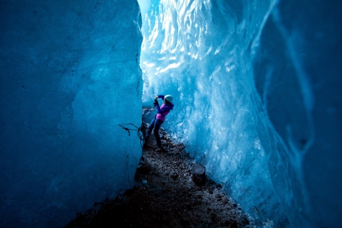 Skaftafell: bezoek ijsgrot & gletsjerwandeling