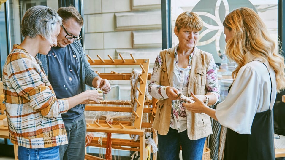 Lubiana, Workshop interattivo con Weaver esperto - Hizvo