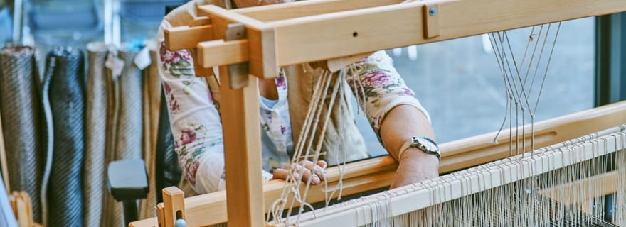 Ljubljana : Atelier interactif avec un tisseur expérimenté