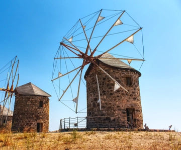 Private Tour of Old Patmos, Windmills & Beaches