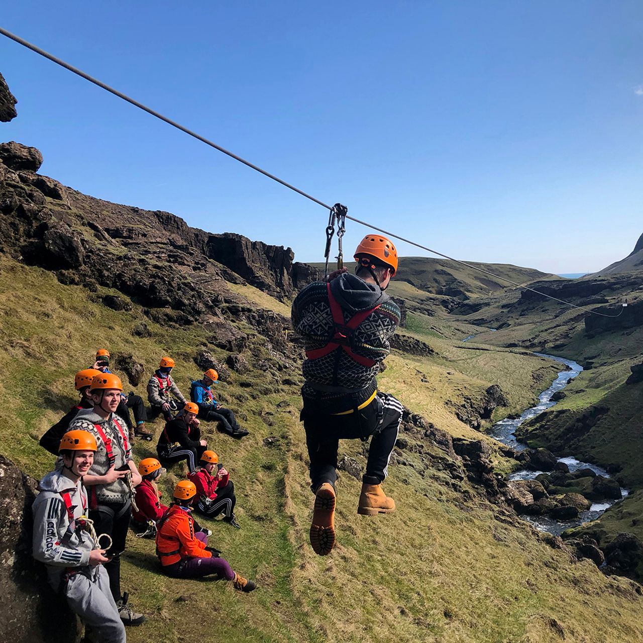 Von Vík aus: Zipline- und Wanderabenteuer-Tour